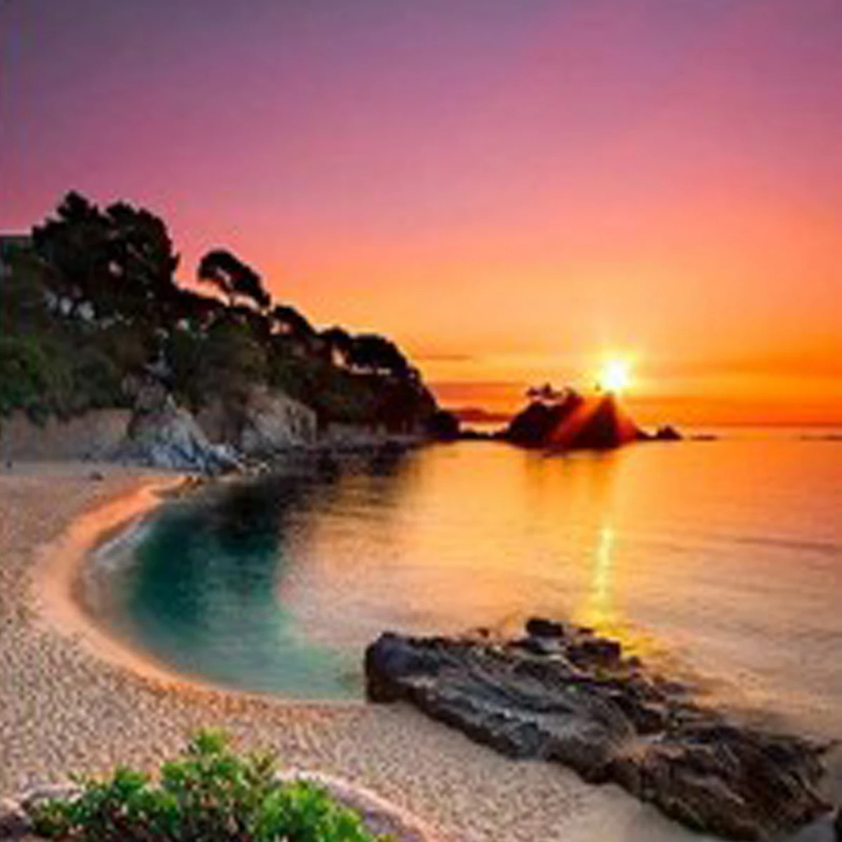 

DIY Diamond Painting Landscape Full Drill Diamond Embroidery Seaside Cross Stitch Sunset Wall Decoration Home