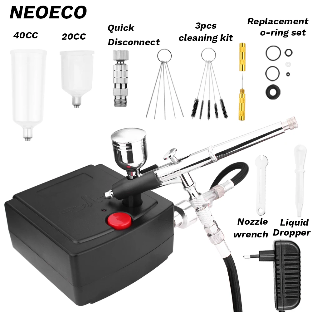 Аэрограф с компрессором съемный комплект сменного уплотнительного кольца тремя