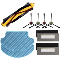 hot replacement parts kits for ecovacs deebot m88 robot vacuum cleaner 1 main brush 4 side brushes 2 hepa filters 2 mop