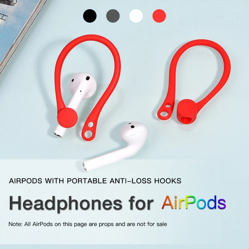 Силиконовый крючок для наушников с Bluetooth airpods 1/2 зажим петли сменный гарнитуры