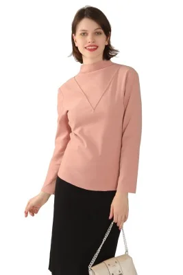 Autumn Winter Women Warm Fever Seamless Double-Sided Fleece High Collar T Shirt Undershirt Plus Size S- 5XL 6XL 7XL 8XL | Женская одежда