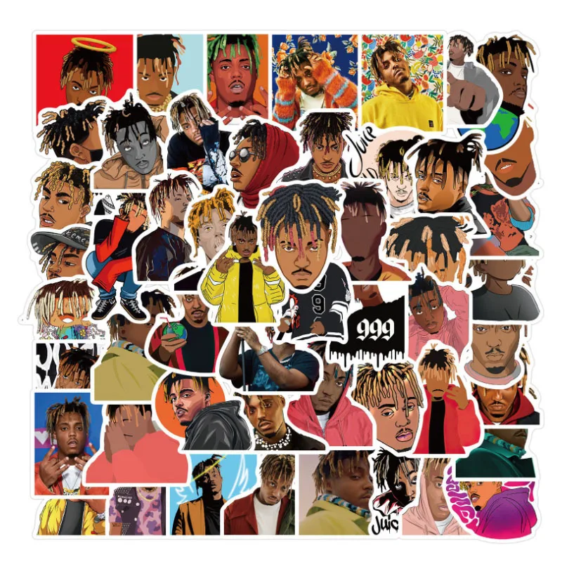 Водонепроницаемый скейтборд с граффити Singer Juice Wrld стикеры для чемоданов