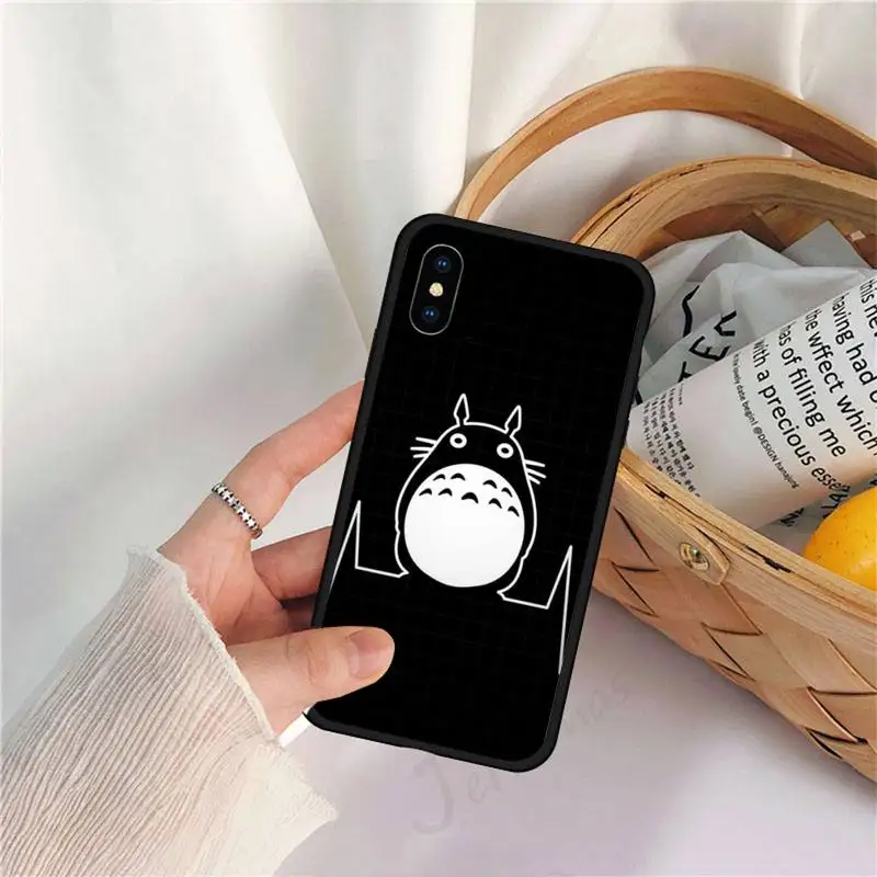 

Totoro Miyazaki Hayao anime Phone Case for iPhone 11 12 pro XS MAX 8 7 6 6S Plus X 5S SE 2020 XR