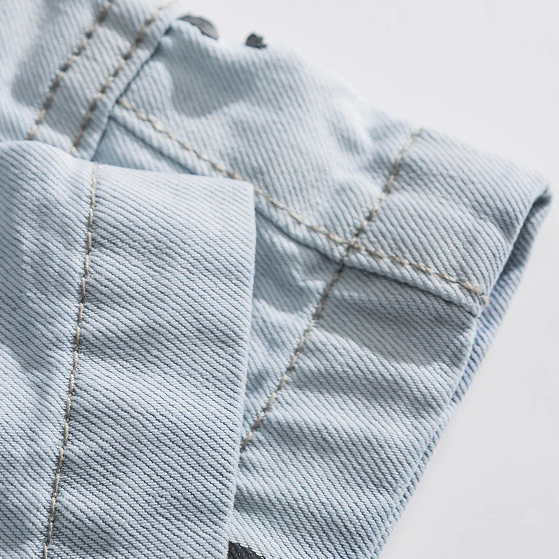 

2021 Men Hip Hop Denim Cargo Pants Streetwear Letter Heart Print Gradient Track Short Harajuku Cotton Jogger Shorts Sweatpants