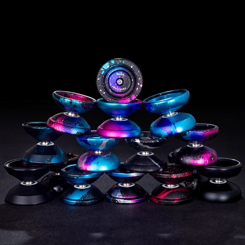 

2inch Alloy Yo Yo Ball Toy with String Metal Responsive Yo-yos Toy for Kids Throw and Return Game Ball Coordination Toy