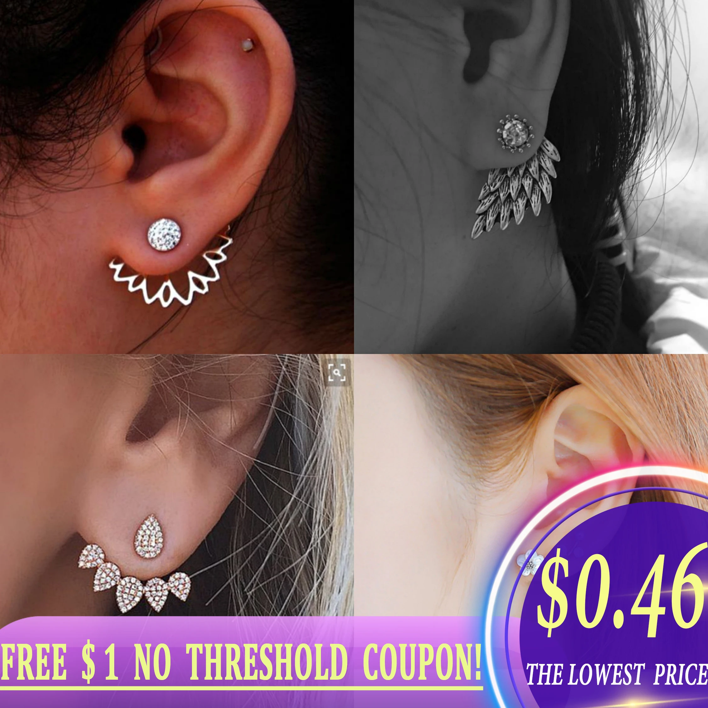 Новые модные Эффектные серьги для женщин 2020 корейские золотого цвета милые