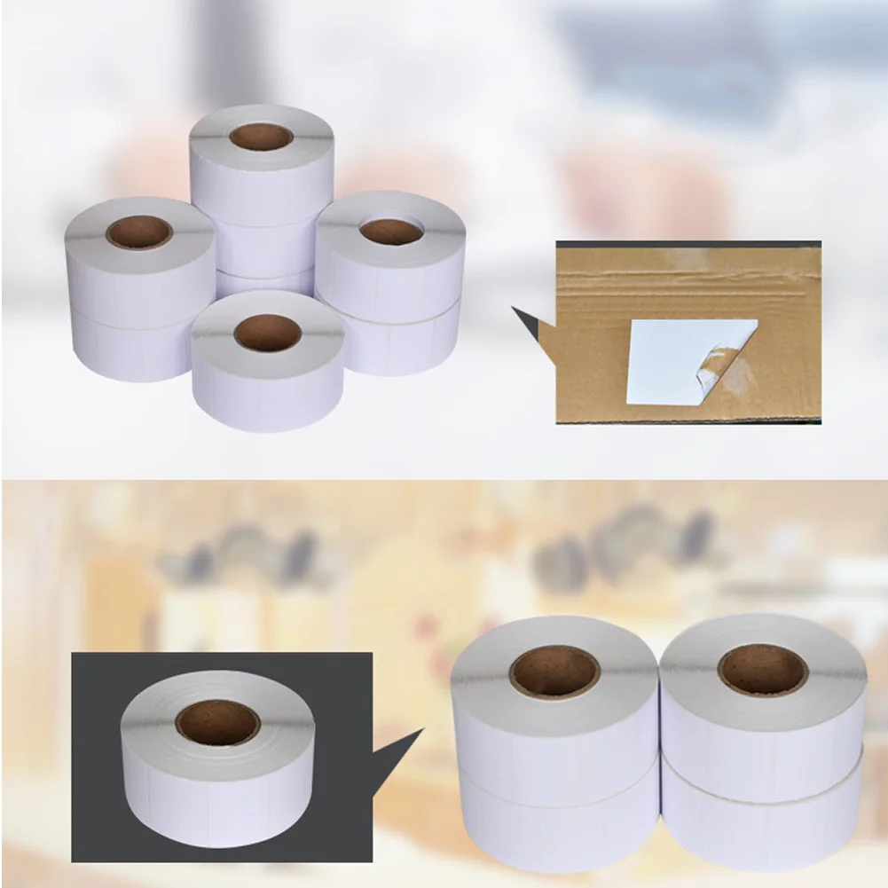 1500 шт. маслостойкая белая наклейка с защитой от царапин Водонепроницаемая