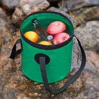 10l20l bucket folding waterproof pu camping water storage container for travel storage container