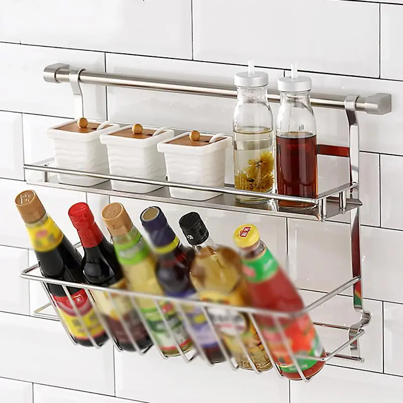 Аксессуары для кухни органайзер холодильника кухонная полка из нержавеющей