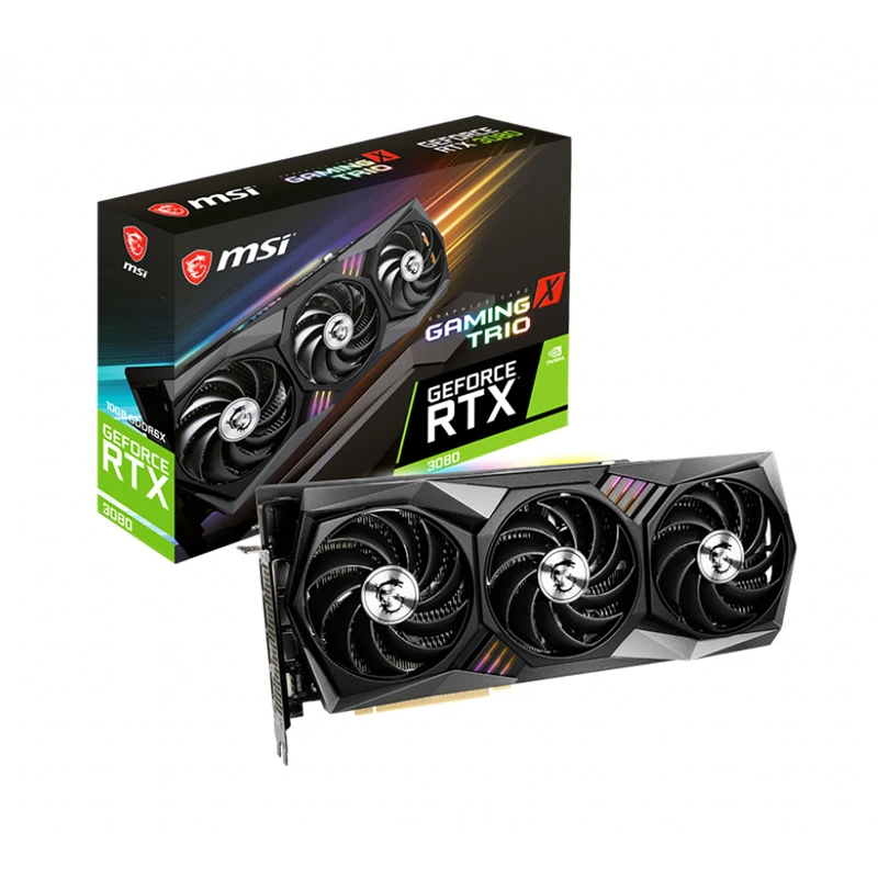 Компьютер Графика карты MSI игровая GeForce RTX 3060/3070/3080/3090 GDDR6 слот для карт памяти
