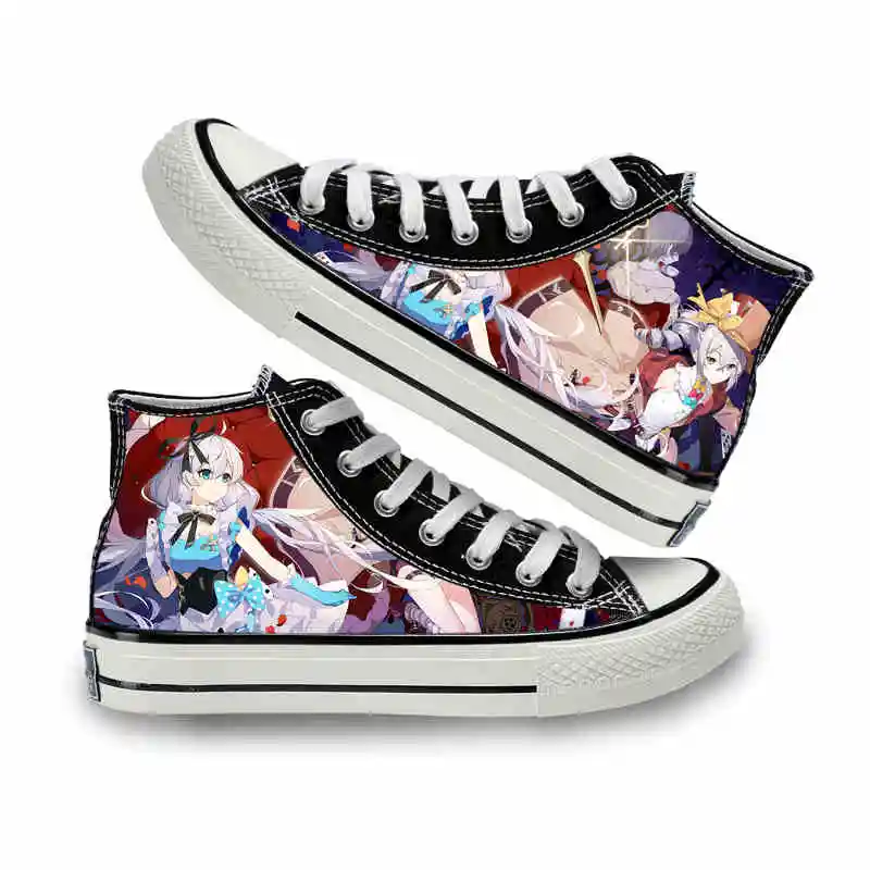 

Unisex Anime Casual Ankle Canvas Shoes Student Flats Duck Shoes Sneakers