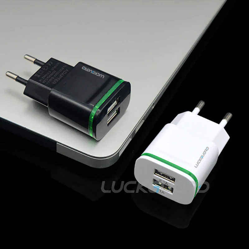 Светодиодный светильник Micro USB зарядное устройство Eu 5V 2A 2 порта адаптер питания для быстрой зарядки для iPhone 6 7 8 Plus XS MAX Smasung S10 huawei P30 Pro