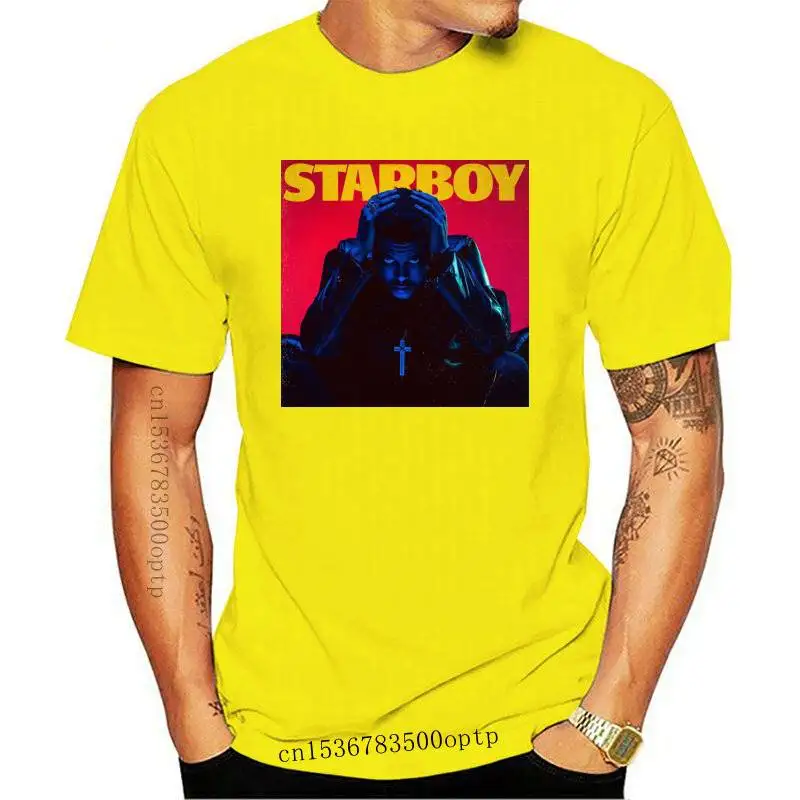 

Weeknd Starboy Mens Black T Shirt New Adult Xo Merch