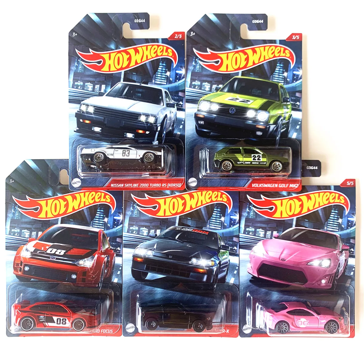 Mattel Hot Wheels Qpicar металлический автомобиль модель литый под давлением 1/64 детский FORZA