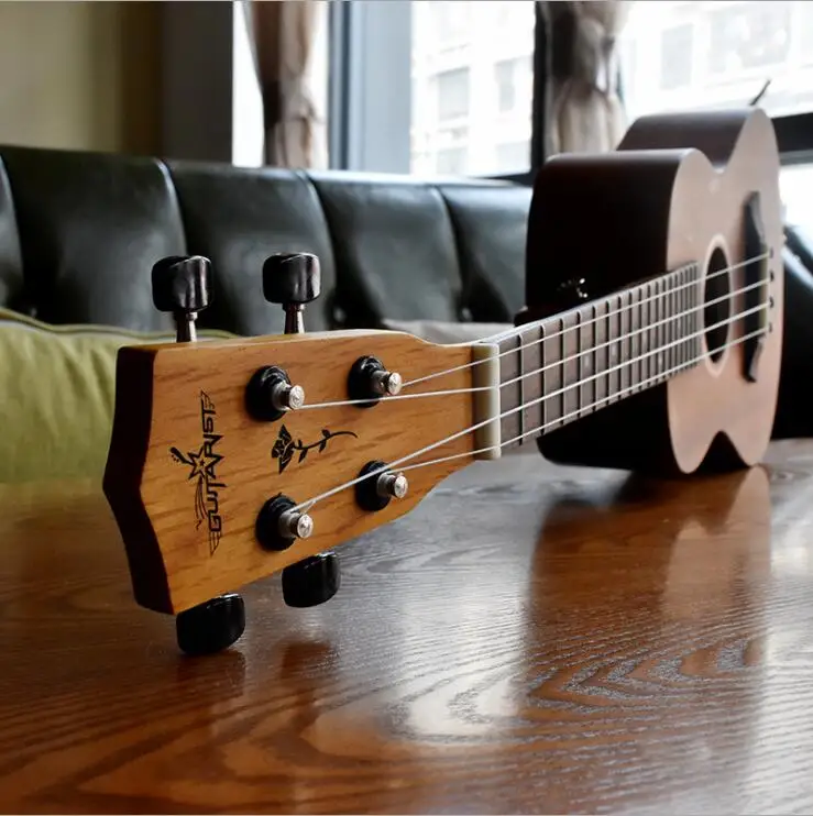 21 23 26 дюймов лидер продаж гавайская четырехструнная маленькая гитара из Сапеле