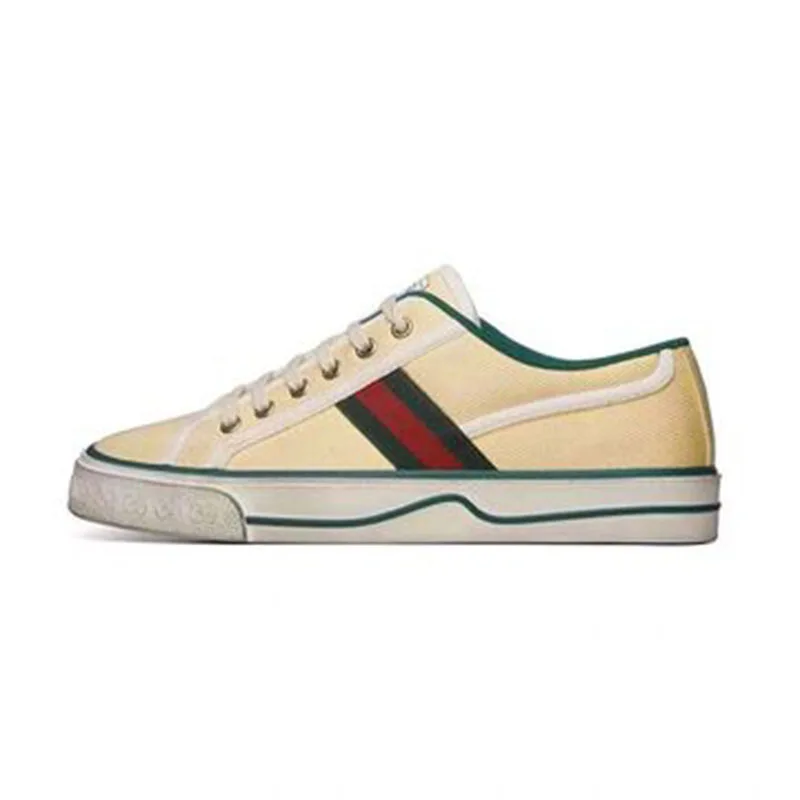 

2021 new style Mickey embroidered retro canvas shoes female flat bottom couple casual G home old flower men's shoes