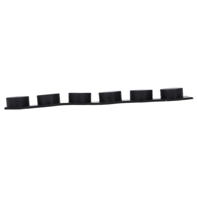 Furniture knob round 10 mm x 5 self-adhesive rubber pads 6 in 1 |