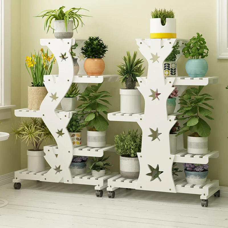 Балкон из твердой древесины Украшение Полки внутренняя и наружная гостиная