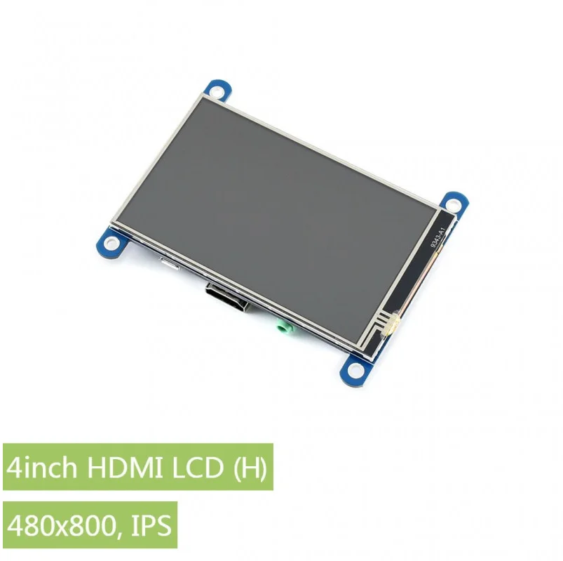 Waveshare 4 дюйма HDMI lcd(H) резистивный сенсорный экран ips lcd Разрешение 480x800 предназначен для Raspberry Pi