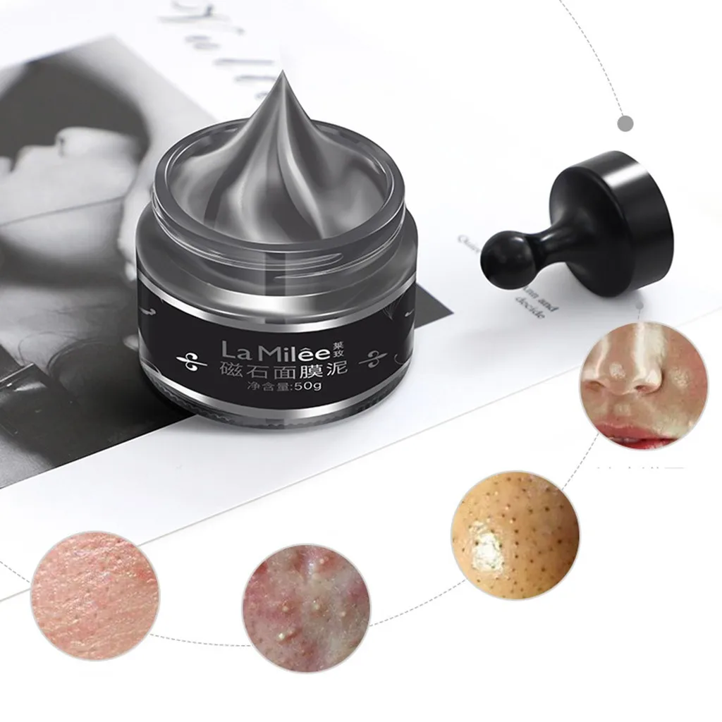 Магнитная грязевая маска с минеральными насыщенными минералами морская для лица