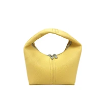 pu leather women designer handbag 2021 girl shopper purse fashion casual solid color lychee pattern crescent chain crossbody bag