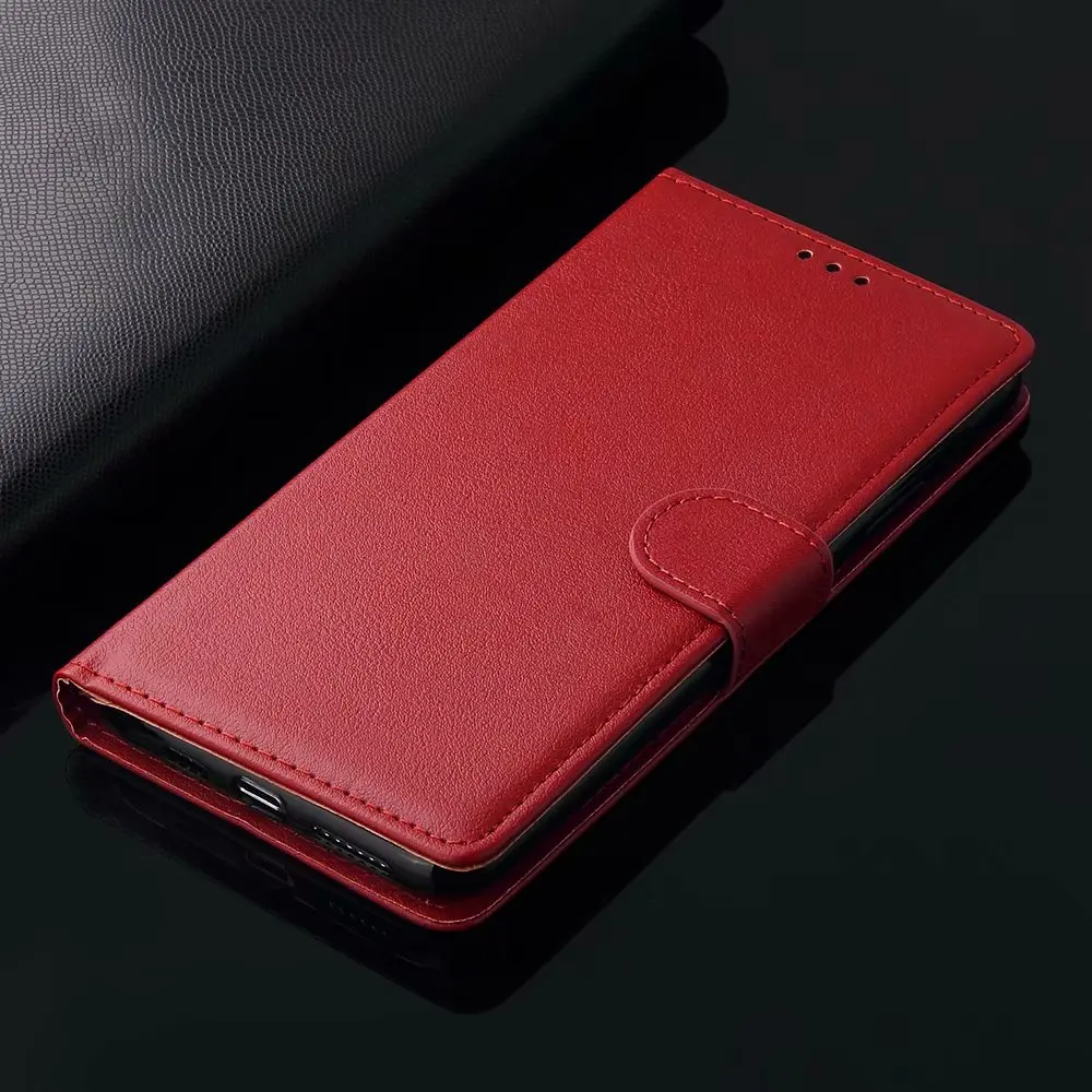 red Для Redmi Note 4 4A 4X 5A 6 7 7A 8 8A 8T K20 Plus Pro для Xiaomi CC9E чехол на магните кожаный флип-бумажник чехол для мобильного телефона - Цвет: red