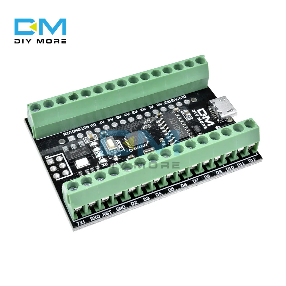 Плата расширения Atmega328P Nano V3.0 3,0 CH340G CH340, плата расширения, модуль микроконтроллера для Arduino Micro USB