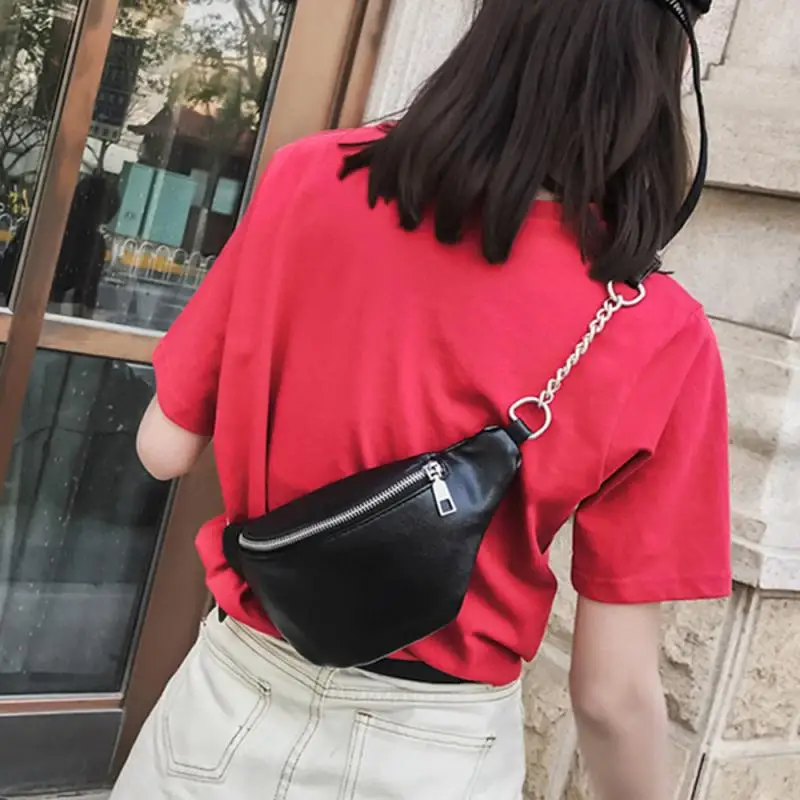 

Women Fashion Leather Waist Belt Bag Pouch Travel Climbing Hiking Multifunction