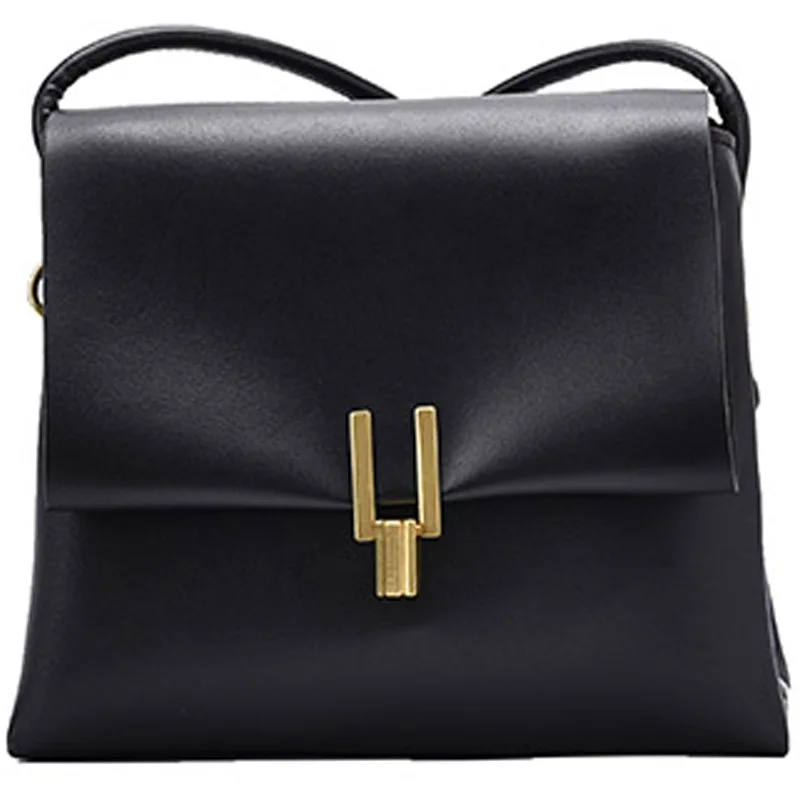 

2021 Vintage Square Crossbody bag New High quality PU Leather Women's Designer Handbag High capacity Shoulder Messenger Bag