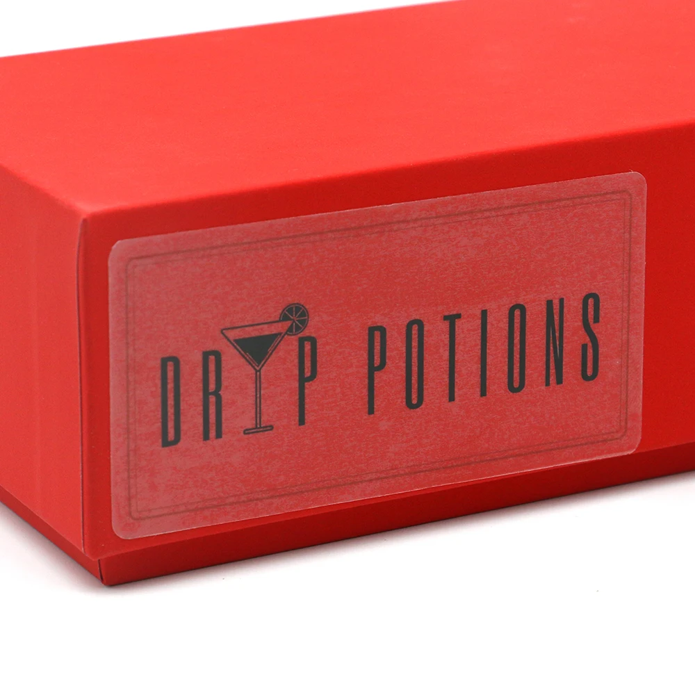 Изготовленный На Заказ прозрачный клей ПВХ наклейки красочный логотип по заказу