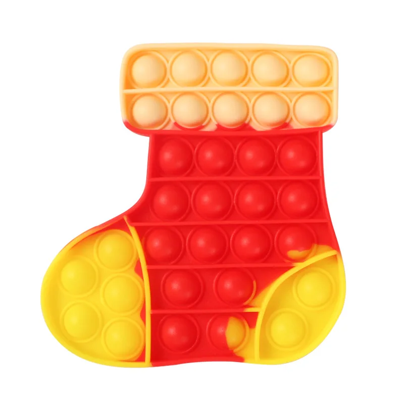 Arco&iacute;ris Pop-estr&eacute;s para aliviar el estr&eacute;s, juguetes para chico, juguete sensorial blando, antiestr&eacute;s, relajante, regalo de Navidad-3