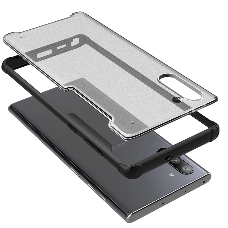 Phone Case for Samsung Galaxy Note 10 S10 Plus S10e Cases Soft Transparent Back Cover Note10 Note10Plus Anti-knock | Мобильные