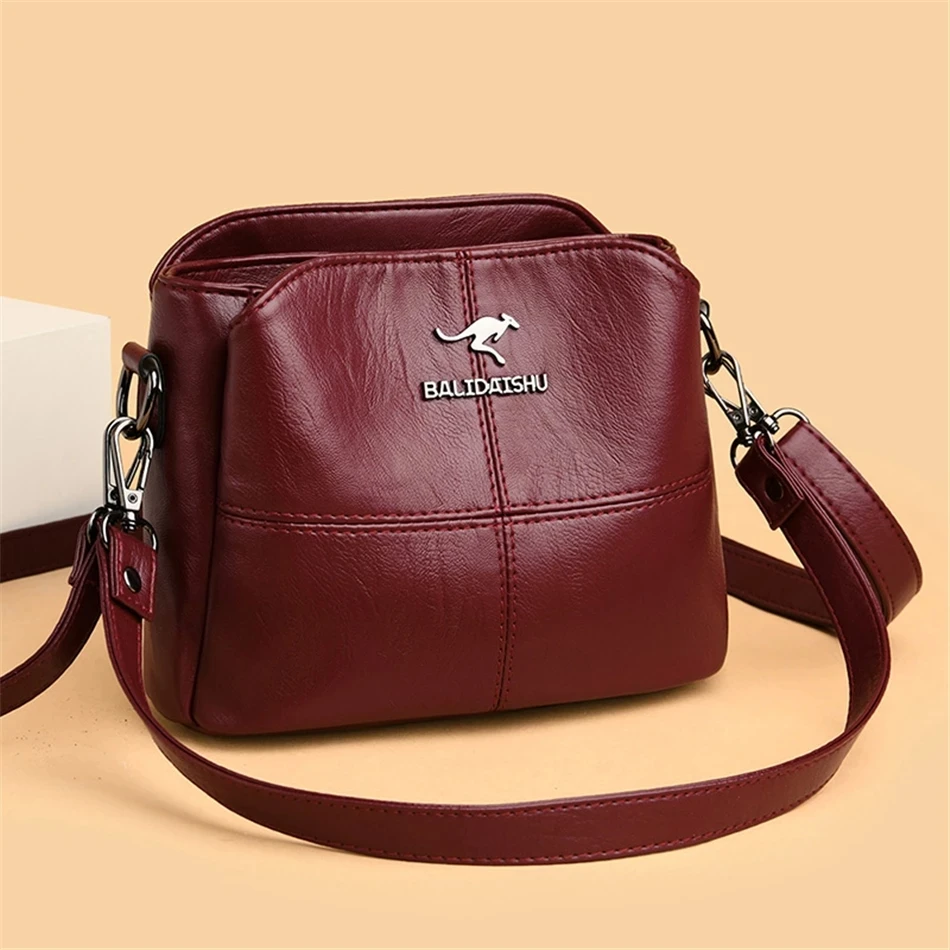 

Women Embroidery Tote Bag High Quality Leather Ladies Handbags 2021 Women Shoulder Bag Small Crossbody Bags For Women Sac a Main