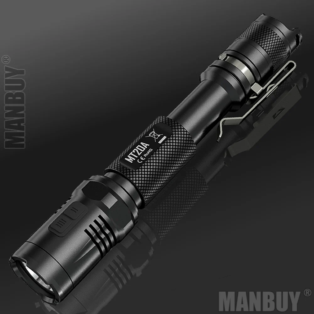 TOP NITECORE многофункциональная тактическая вспышка MT20A 2xAA наружный ручной