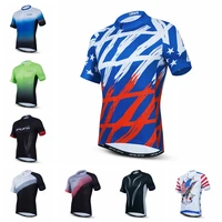 2021 cycling jersey men bike road mtb bicycle shirt short sleeve ropa ciclismo maillot top mountain outfits pockets white red