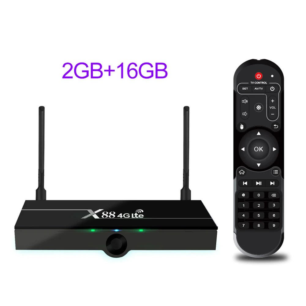 2G 16G X88 4G Lte Android 7,1 ТВ-бокс на Rockchip RK3328 поддержка 4G Nano sim-карта 2 Гб 16 Гб двойной Wifi 4K 60fps USB3.0 Google Play Store Yout - Цвет: 2G 16G