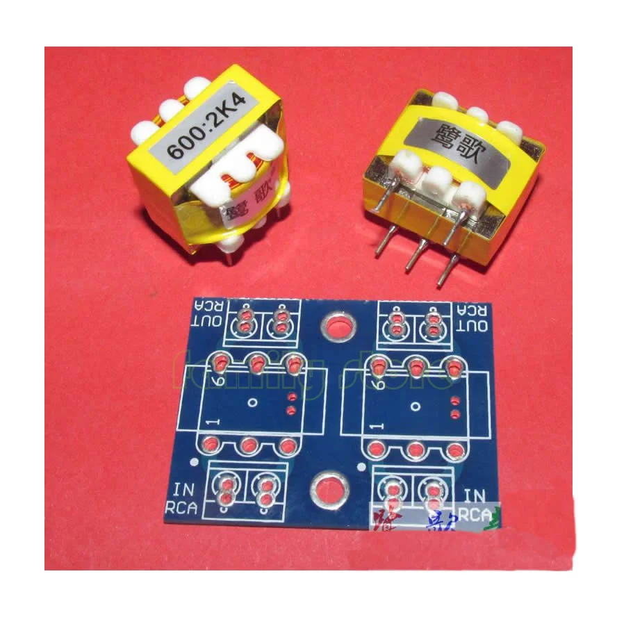 Пермаллой аудио изоляционный трансформатор 600 Ом: 2K4 увеличение напряжения в 2