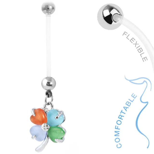 1 шт. цветное кольцо для пирсинга живота беременных пупка ювелирные изделия