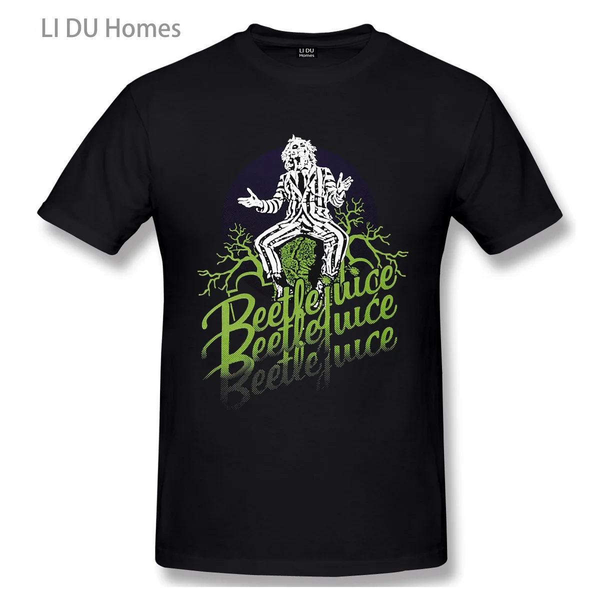 

Bettlejuice Faded Lydia Deetz Moving Man Otho Delia Deetz T Shirt Cotton Summer T-shirt Short Sleeve Graphics Tshirt Tee Gift