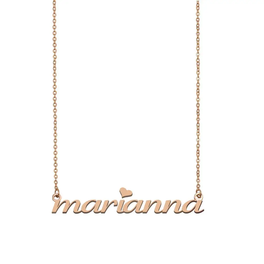 

marianna Name Necklace , Custom Name Necklace for Women Girls Best Friends Birthday Wedding Christmas Mother Days Gift