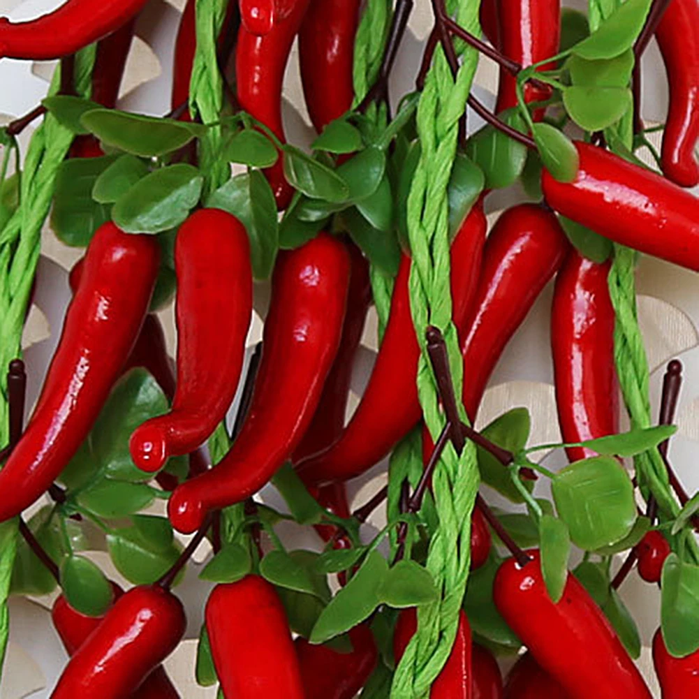 Поддельные фрукты овощи Пена модель DIY моделирование кукурузы Чили струны