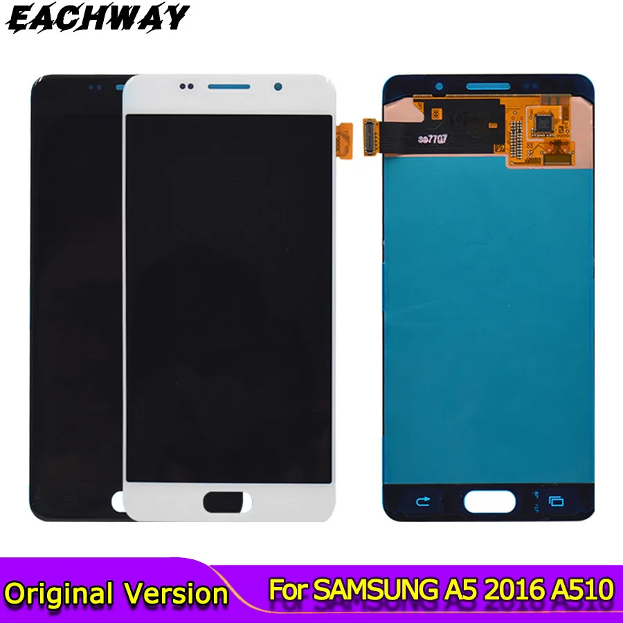 

TFT-экран для SAMSUNG GALAXY A5 2016 A510, ЖК-дисплей, сенсорный экран, дигитайзер в сборе, запасные части