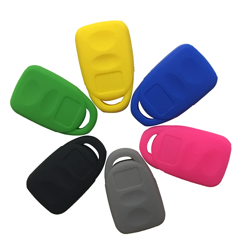 Силиконовая резина 3 кнопки брелок для ключей защитный набор милый чехол Kia Cerato