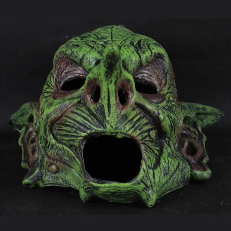 Латексная Гоблинская маска для Хэллоуина реквизит костюма зеленого Монстра