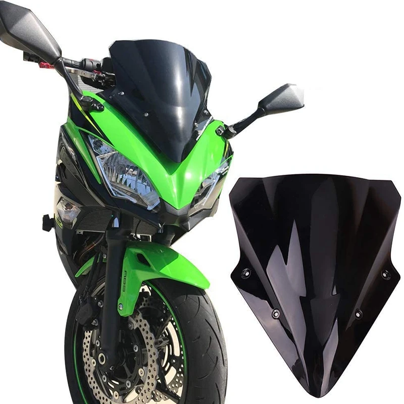 Ветровое стекло WindSn двойные пузырьки фотосессия для Kawasaki Ninja 650 2017-2019 аксессуары