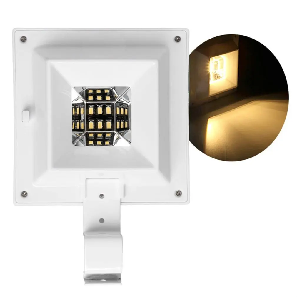 Яркий 6 светодиодных солнечных батареях Водонепроницаемый защитный водосточной