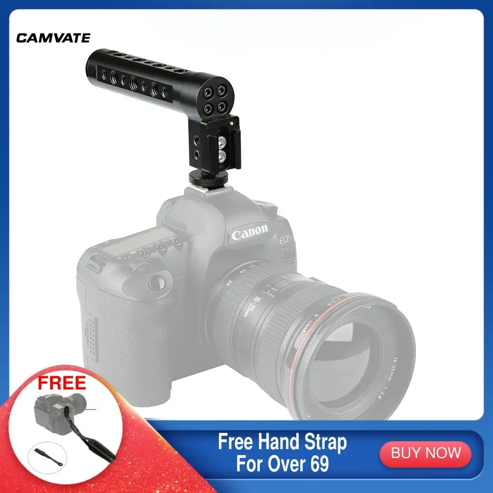 CAMVATE Quick Release сверху сыр ручка с мужской Холодный башмак адаптер и 1/4 '' 20 винты