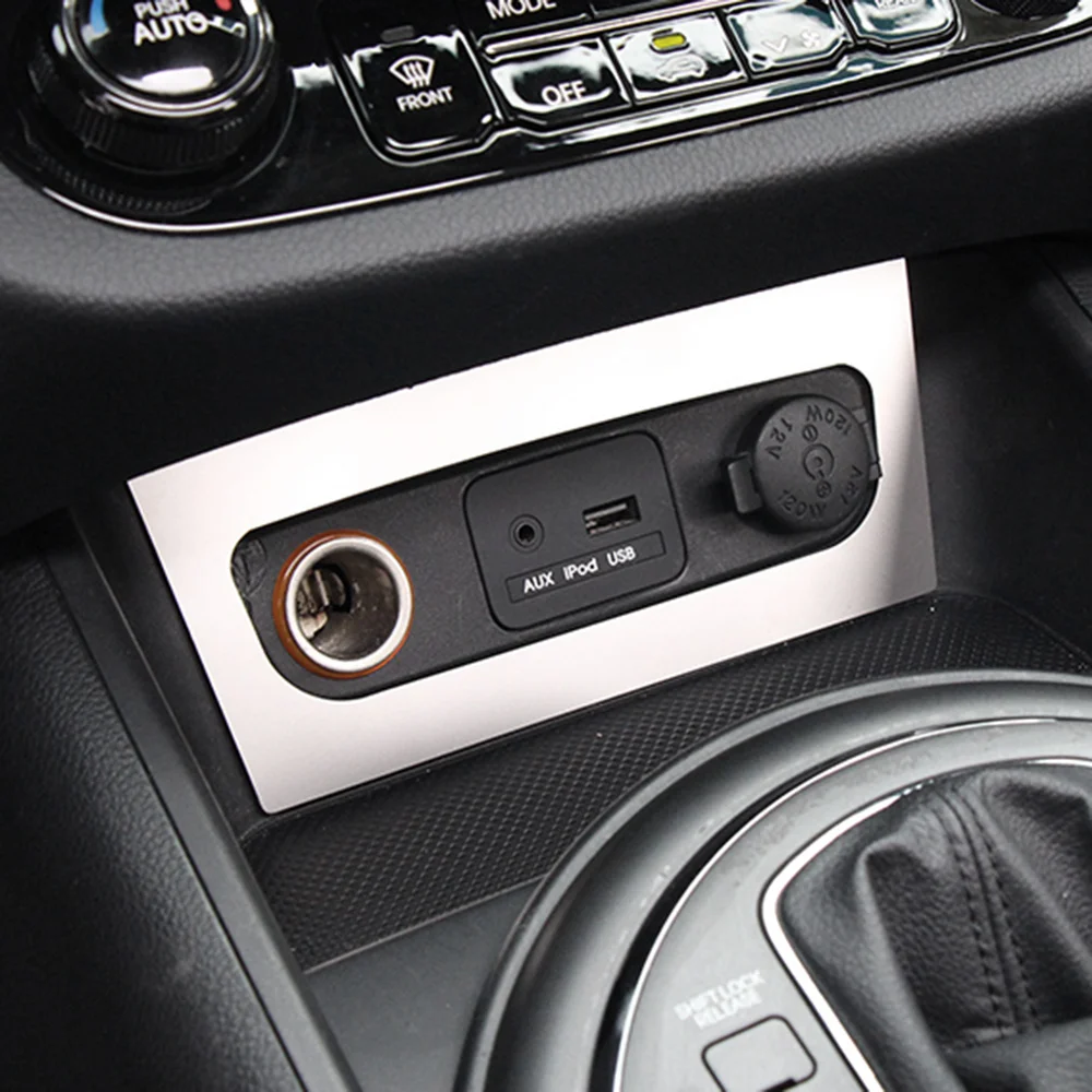 

CAR STYLING USB LIGHTER PANEL BEZEL COVER GARNISH FOR KIA SPORTAGE 2011 2012 2013 2014 2015 ACCESSORIES