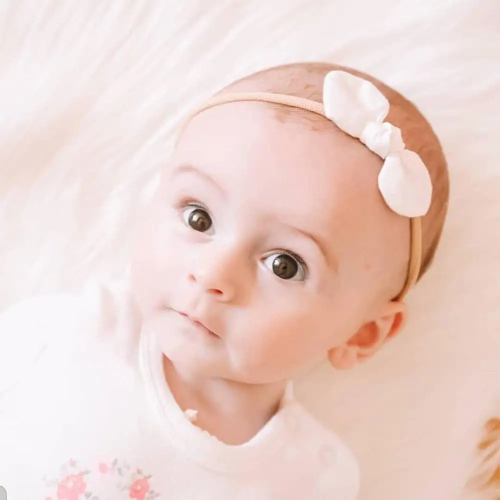 Повязка на голову из хлопковой ткани с бантом банты для волос бант узлом Мягкий