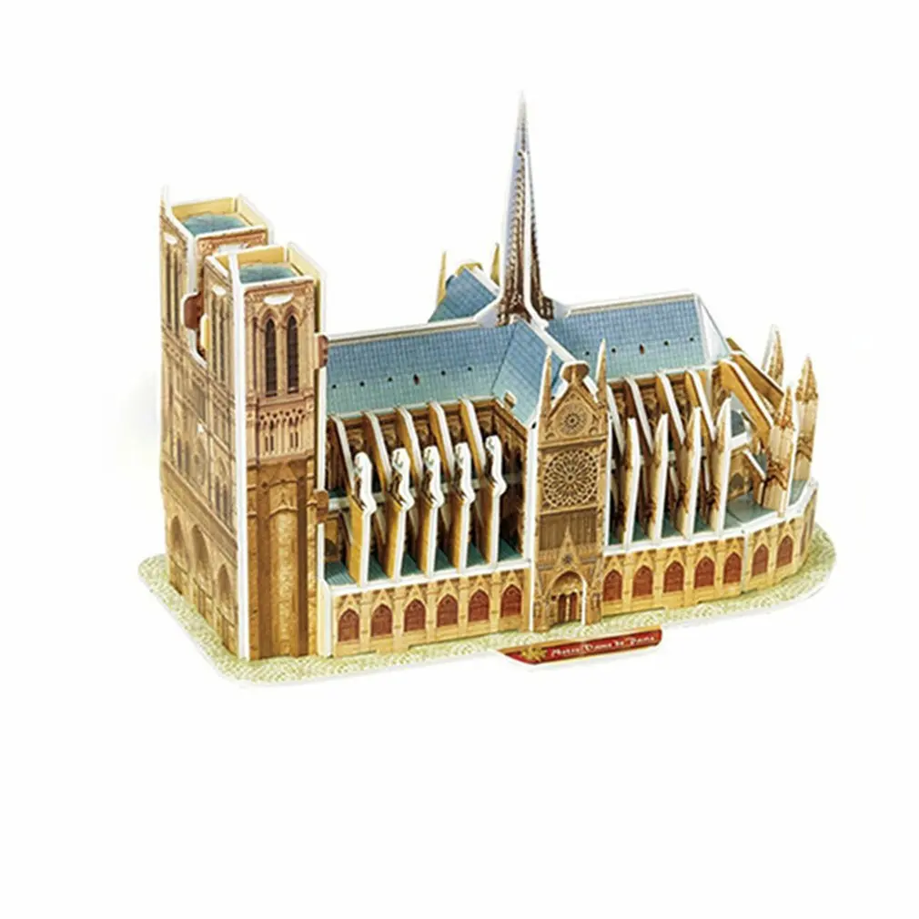 

Мировая архитектура 3D Трехмерная головоломка Развивающие детские игрушки головоломки Diy модель креативные дети и взрослые подарок